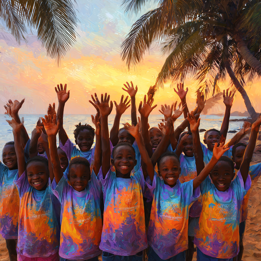 Enfants au camp Adventure Haven